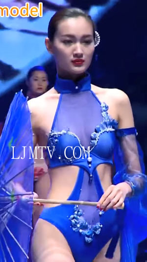 魅力东方内衣设计大赛SIUF内衣超模上阵情归牡丹亭之温婉之妩媚