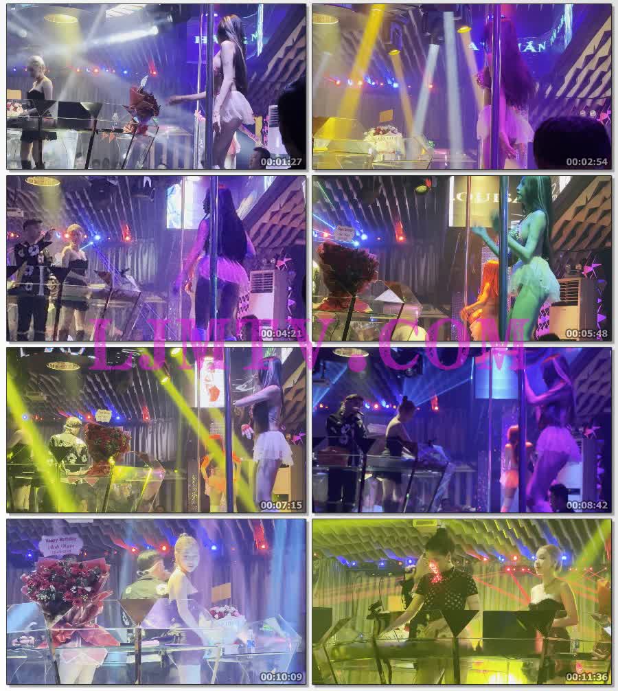 漂染头发的女dancer糖果胸罩粉丝高腰裤超短裙热舞-4K视频