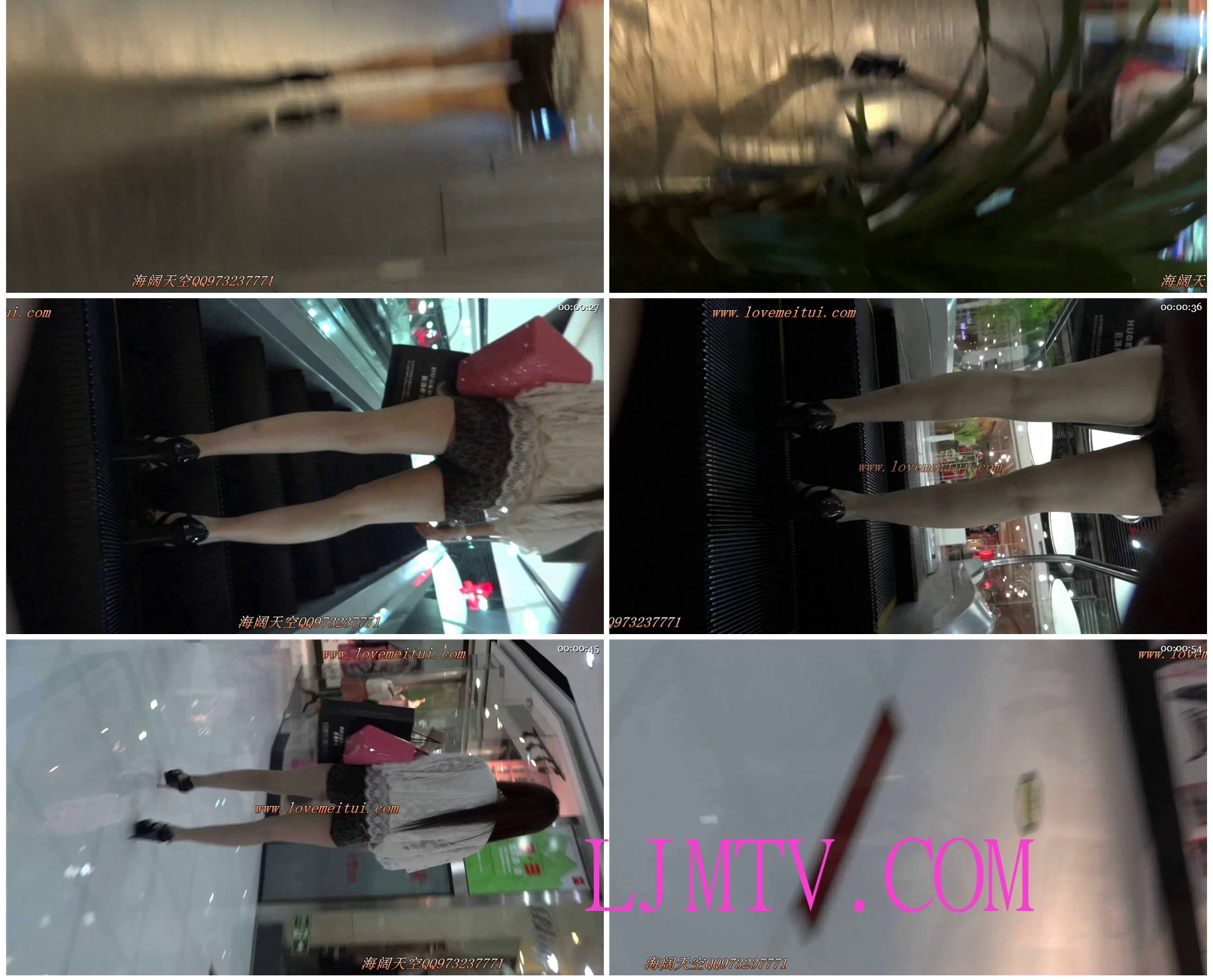 海阔天空热裤街拍视频102部合集包臀热裤高跟小少妇-01