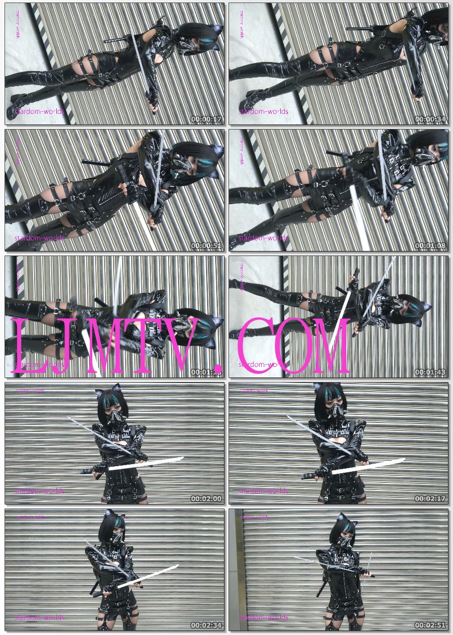 2023萤火虫漫展性感皮衣cosplay赛博朋克猫耳装扮コスプレคอสเพลย