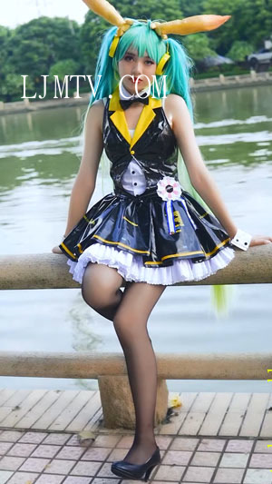 初音未来cosplay24届广州萤火虫漫展-