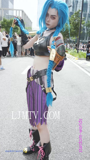 Cosplayコスプレ英雄联盟金克丝2025萤火虫漫展