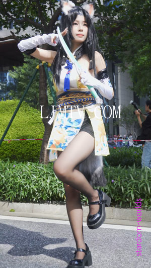【4K】永劫无间土御门胡桃cosplayコスプレ2024广州CICF漫展