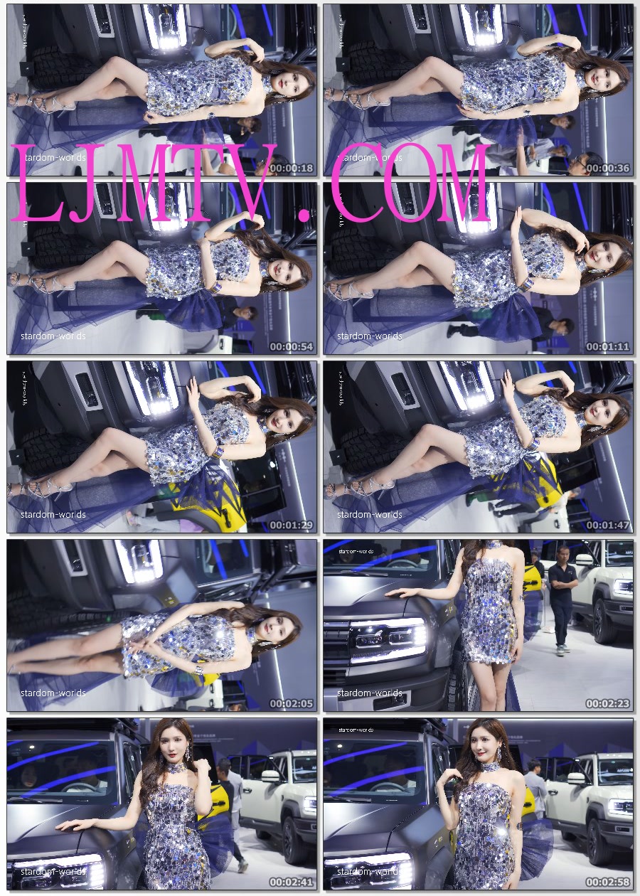 2024东莞国际车展(春)AutoShowRacingModel性感美女车模车展模特11