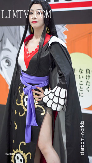 ワンピースハンコックコスプレ海贼王汉库克女帝cosplay2021广州CICF漫展