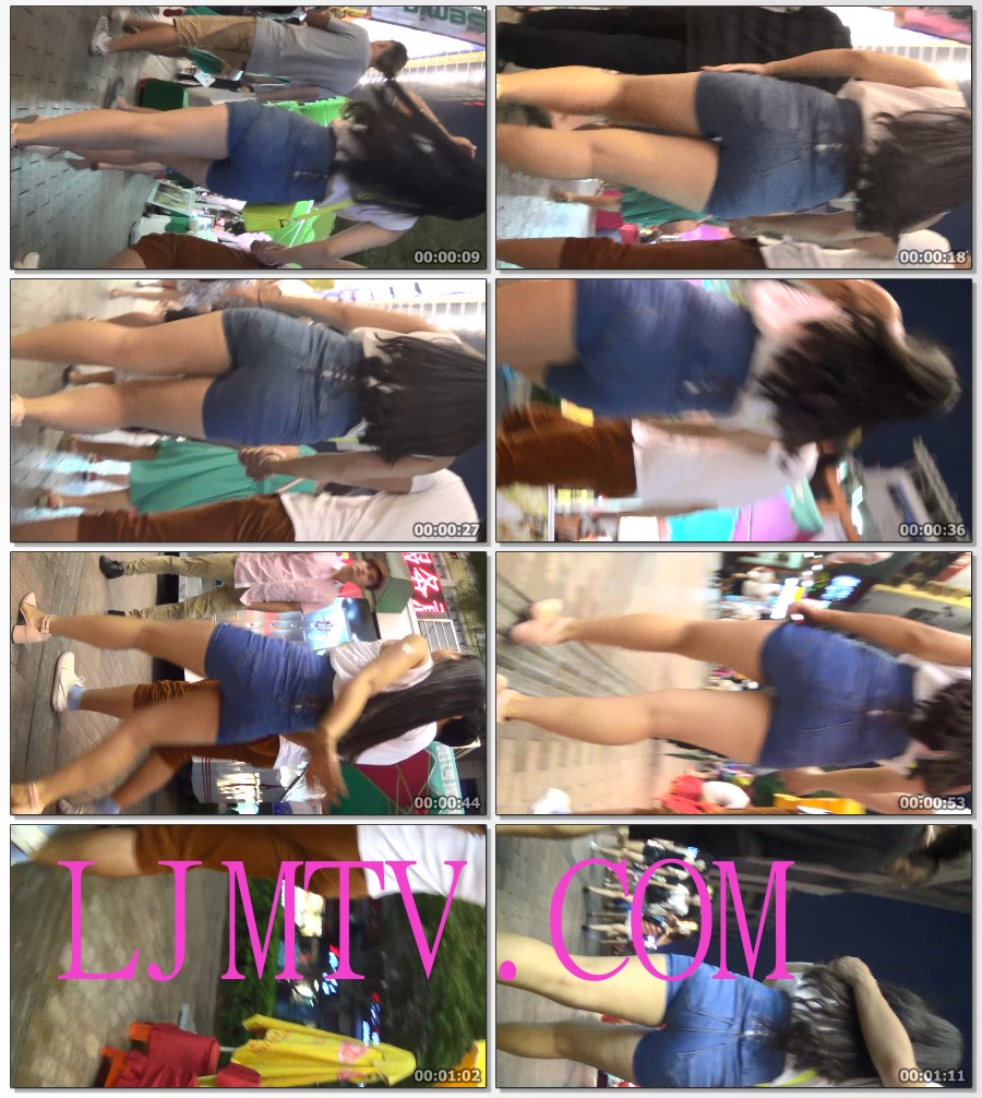 麋小鹿大师2013-2014街拍视频合集2-街拍细腰宽臀少妇腿白