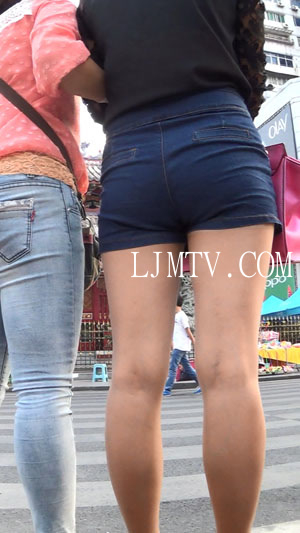 麋小鹿大师2013-2014街拍视频合集2-街拍包臀牛仔少妇