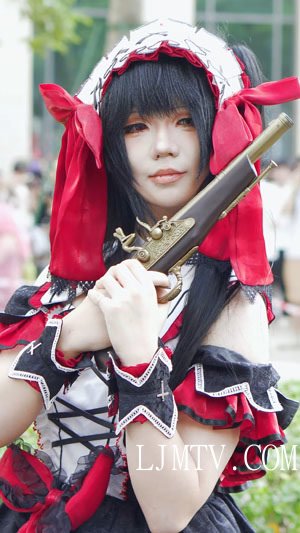 时崎狂三cosplayコスプレ约会大作战2025广州CICF漫展