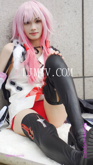 美少女楪いのりコスプレ楪祈白战罪恶王冠cosplay2024广州萤火虫漫展