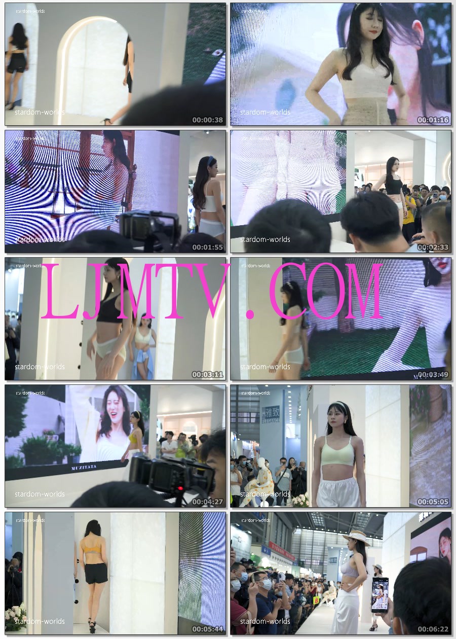 2023深圳内衣展木子她她内衣秀美女模特时尚秀场show