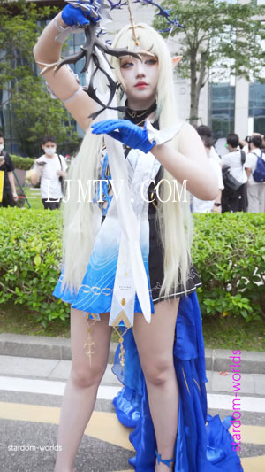 萤火虫漫展卡提希娅鸣潮カルテジアcosplay