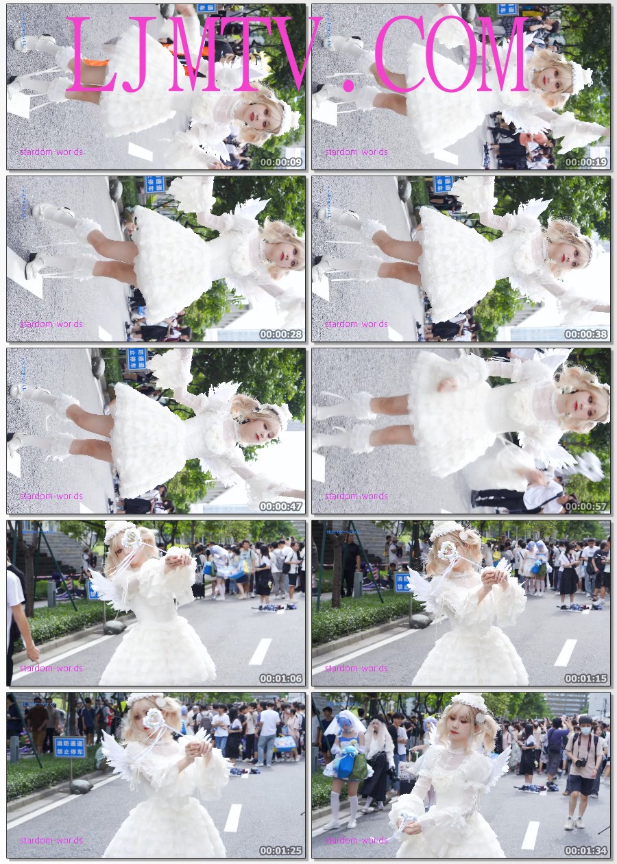 2024萤火虫漫展纯白天使洛丽塔美少女cosplayロリータコスプレ