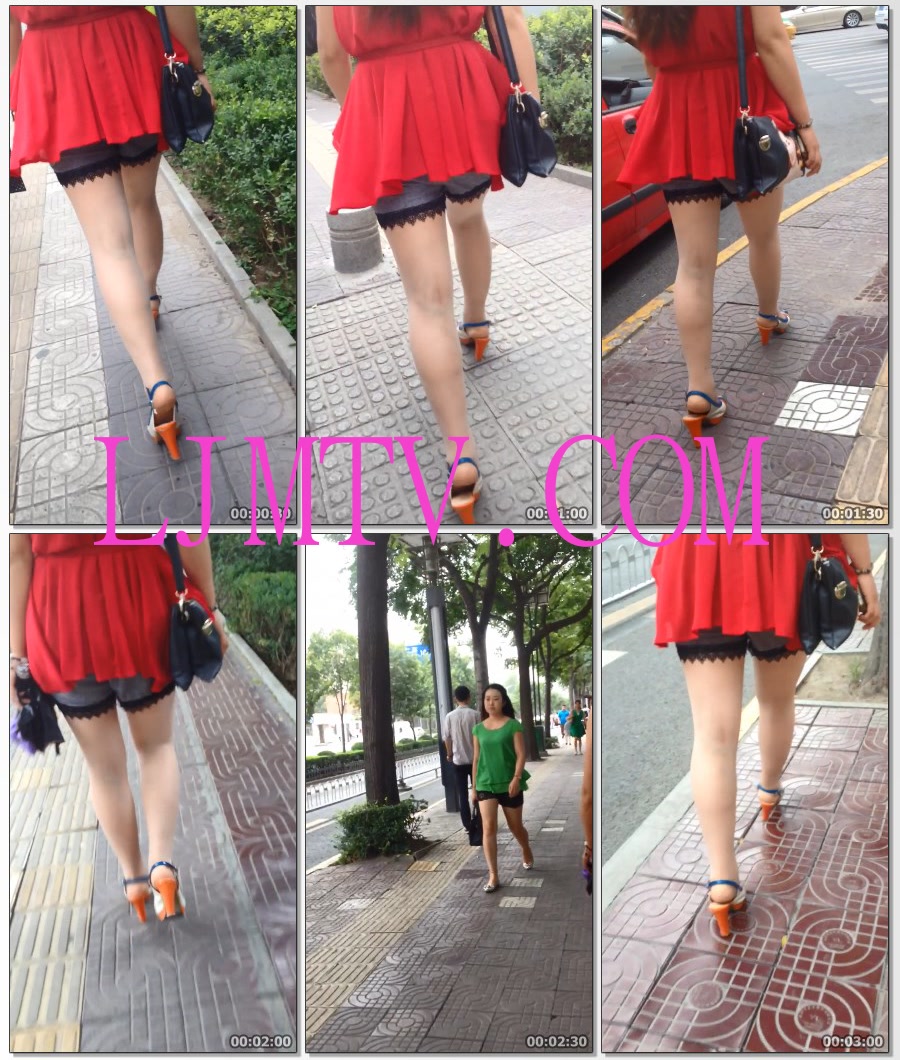 街拍大师超级白嫩玉足高清拍摄高跟丝袜-020(1)