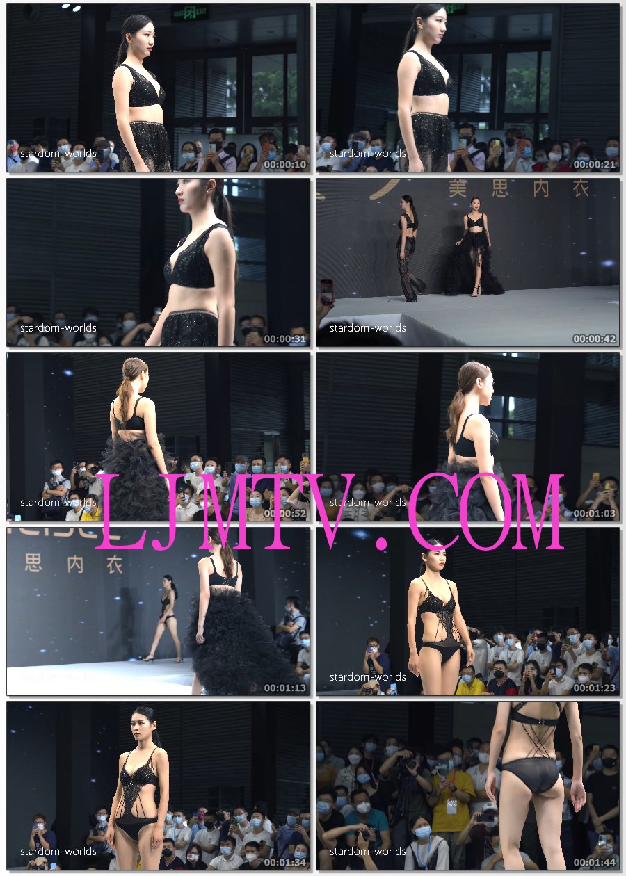 2022深圳内衣展盐步内衣秀性感美女模特时尚秀场3-2下着モデルModelshow