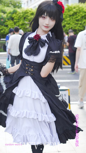 约会大作战时崎狂三洋装cosplayコスプレ2024萤火虫漫展