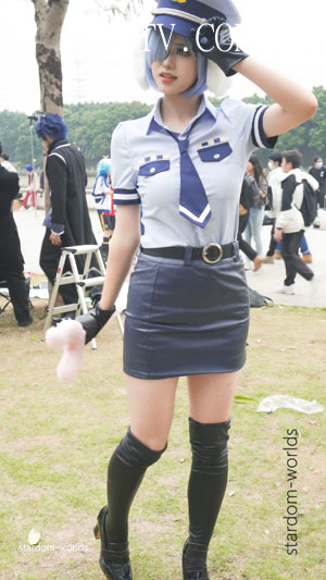 蕾姆犬耳警官狗狗雷姆レムcosplayコスプレ2024元旦萤火虫漫展