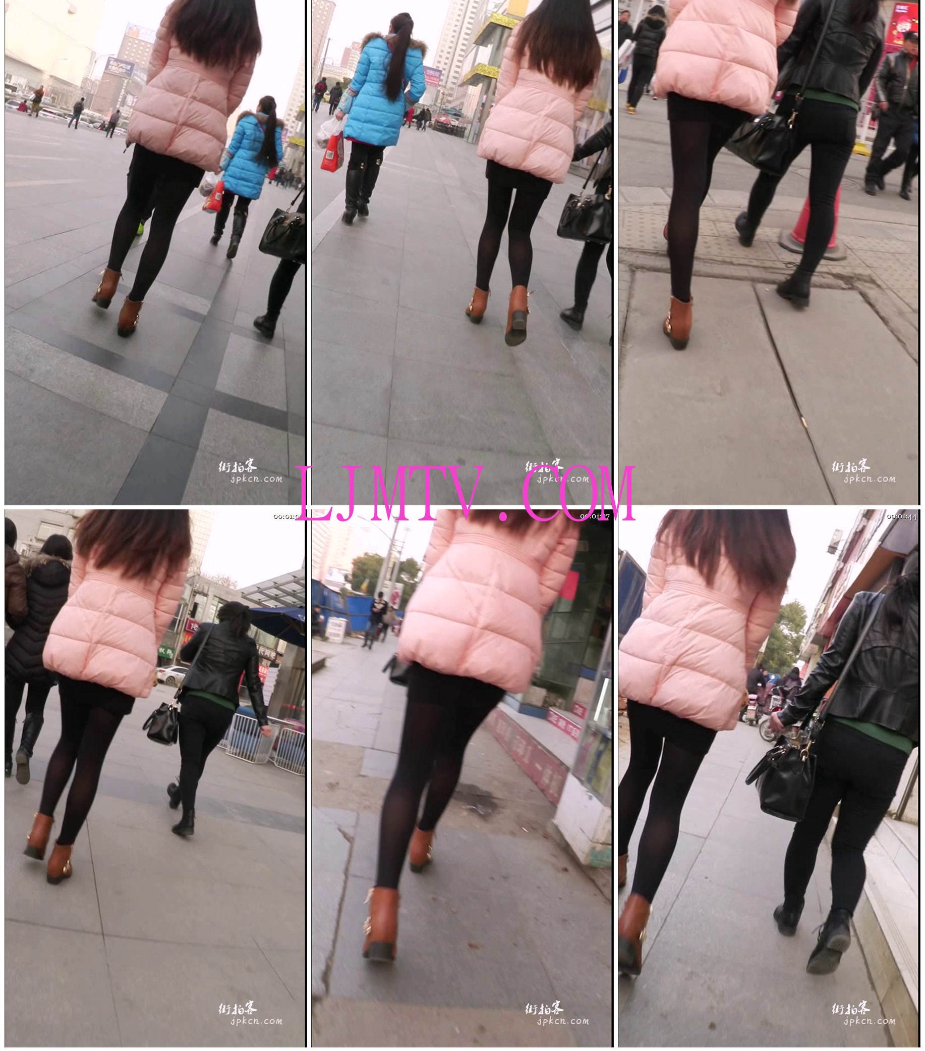 街拍客精选紧身裤热裤全集视频701-800-少女黑丝很闪亮