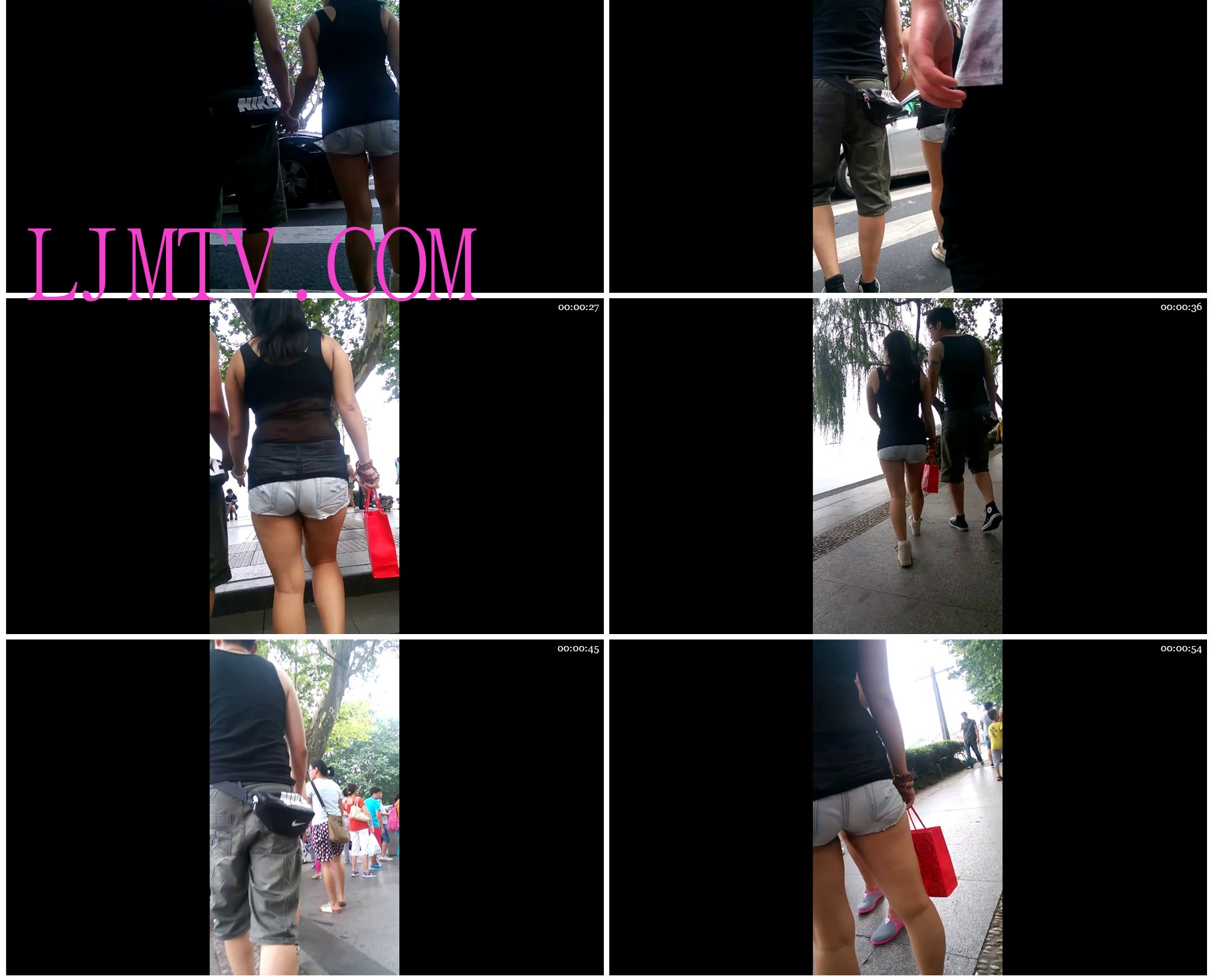 蚕豆大师超短热裤街拍视频系列-59