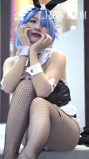 可爱性感兔女郎雷姆Cosplay26届广州萤火虫漫展-0蕾姆レムコスプレコミケ