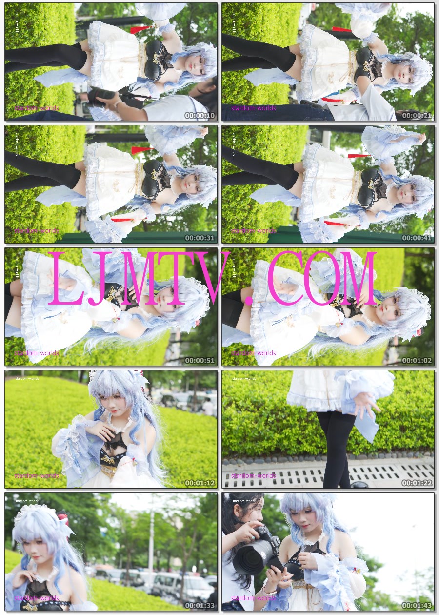 原神甘雨cosplayコスプレ萤火虫漫展
