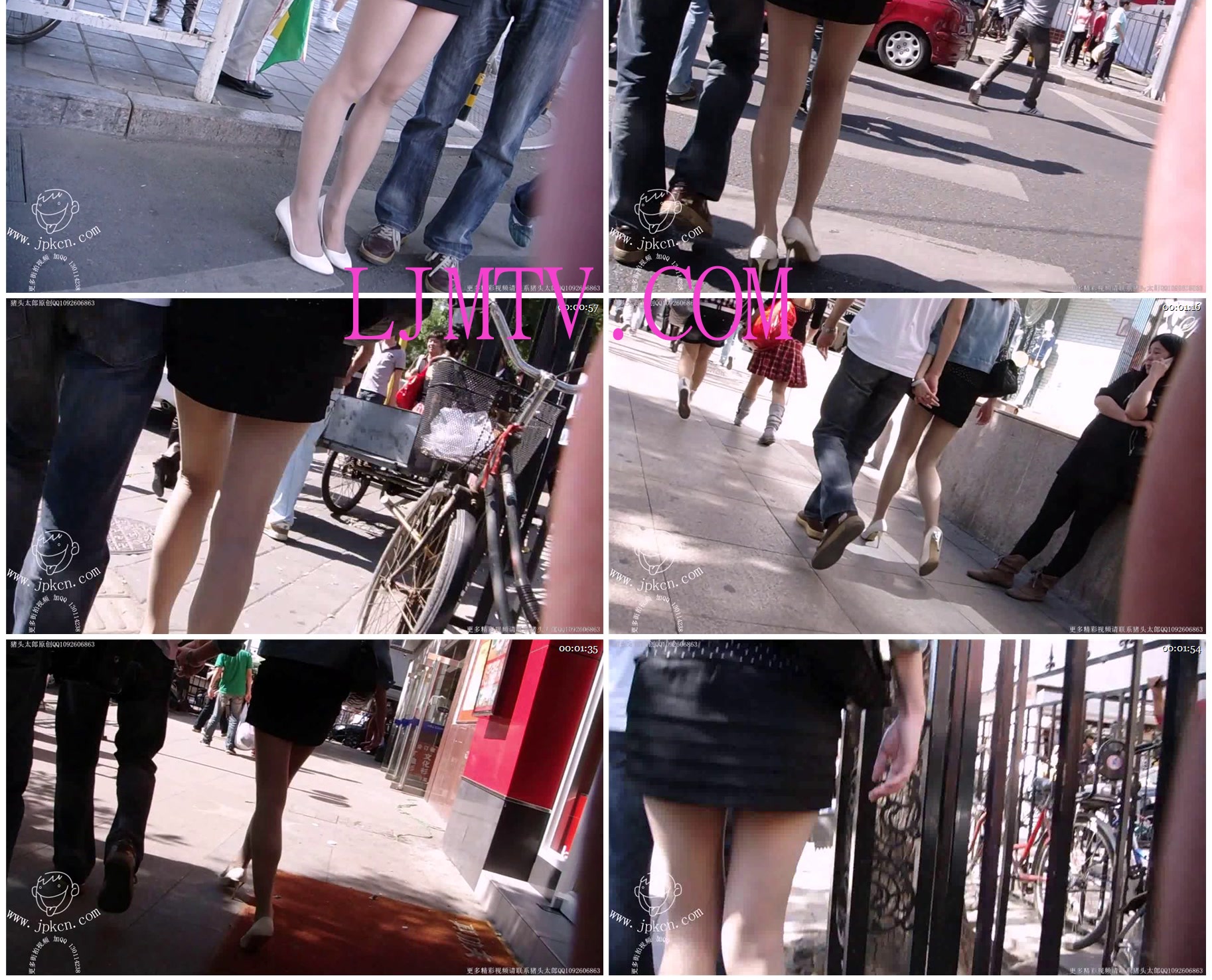 街拍客视频珍藏版丝袜美女专辑-S30柔丝天使降临，众色魔勃起