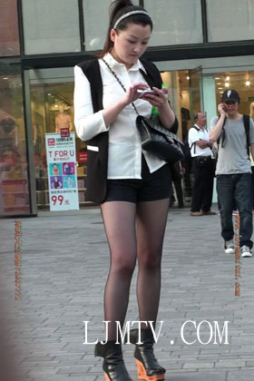 海阔天空热裤街拍视频102部合集长腿黑丝小少妇-02