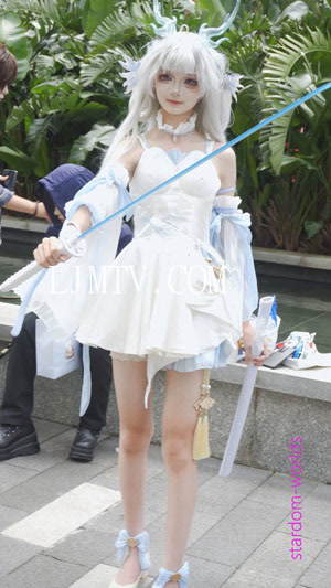 王者荣耀西施归之若水cosplay2025萤火虫漫展