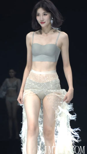 2023广州内衣展梧桐本色内衣秀Show下着モデル
