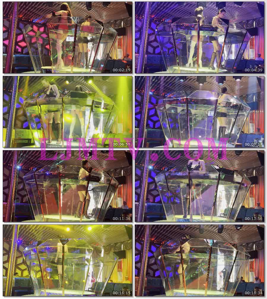 年轻的超长白色过膝皮靴的红色比基尼长腿女孩-4K视频