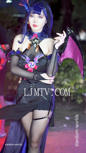 原神雷电将军魅魔Cosplayコスプレ2024萤火虫漫展