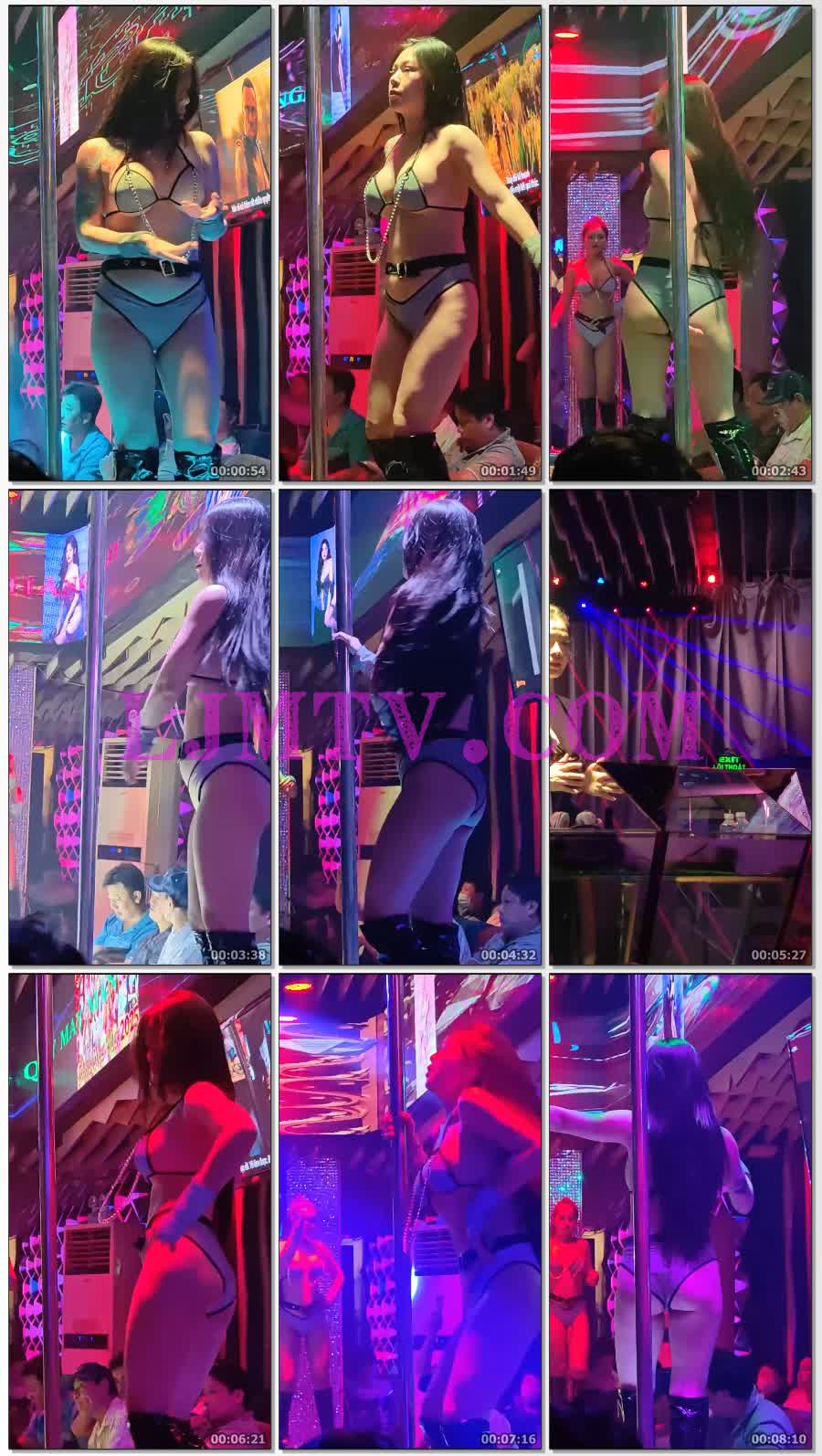 半壁纹身的墨绿色绑带比基尼黑色乳胶靴的大奶妹子-1080P视频