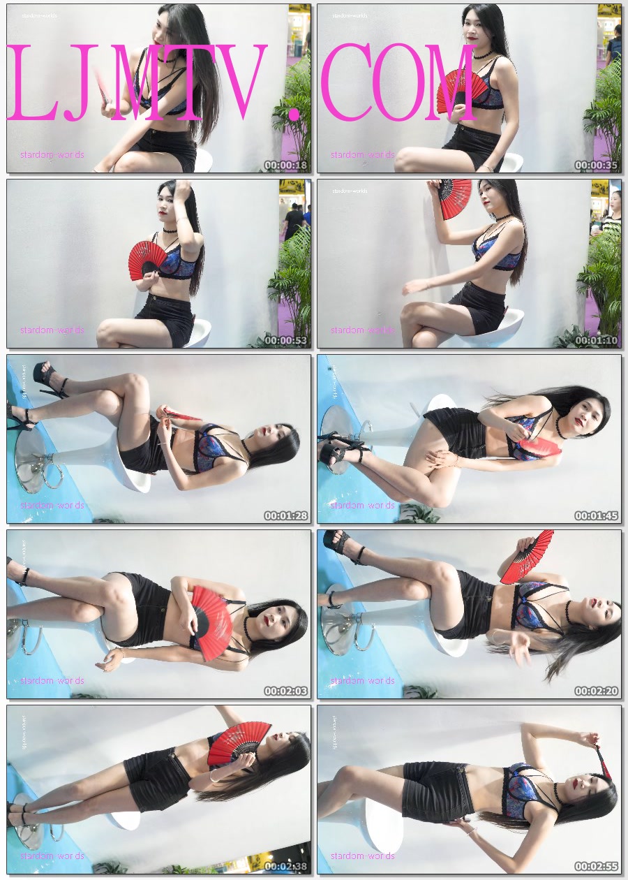 2023广州内衣展名柔2性感美女模特内衣秀Show下着モデル