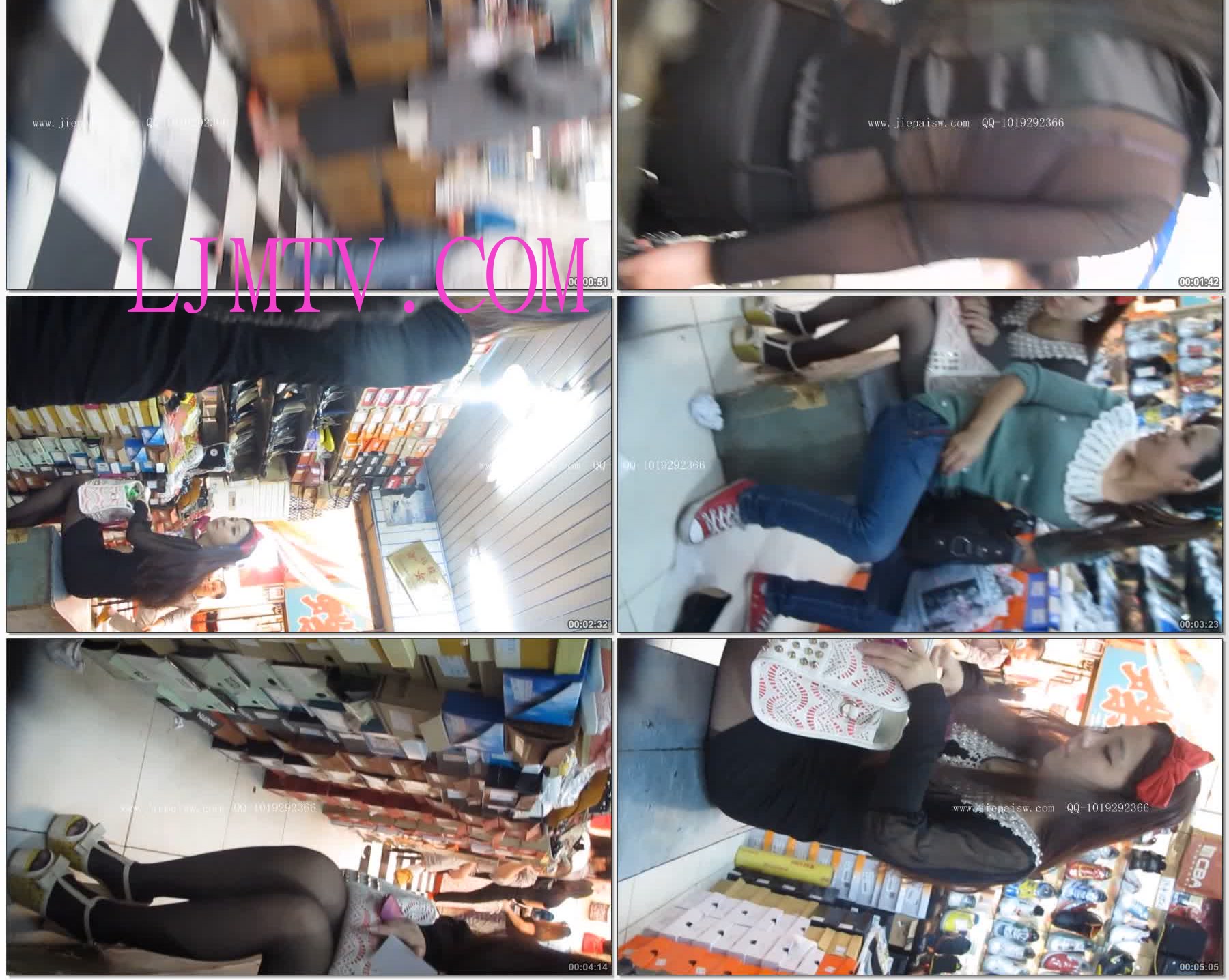 东厂街拍大忽悠买丝袜强袭抄底2013年9月合集09(48)