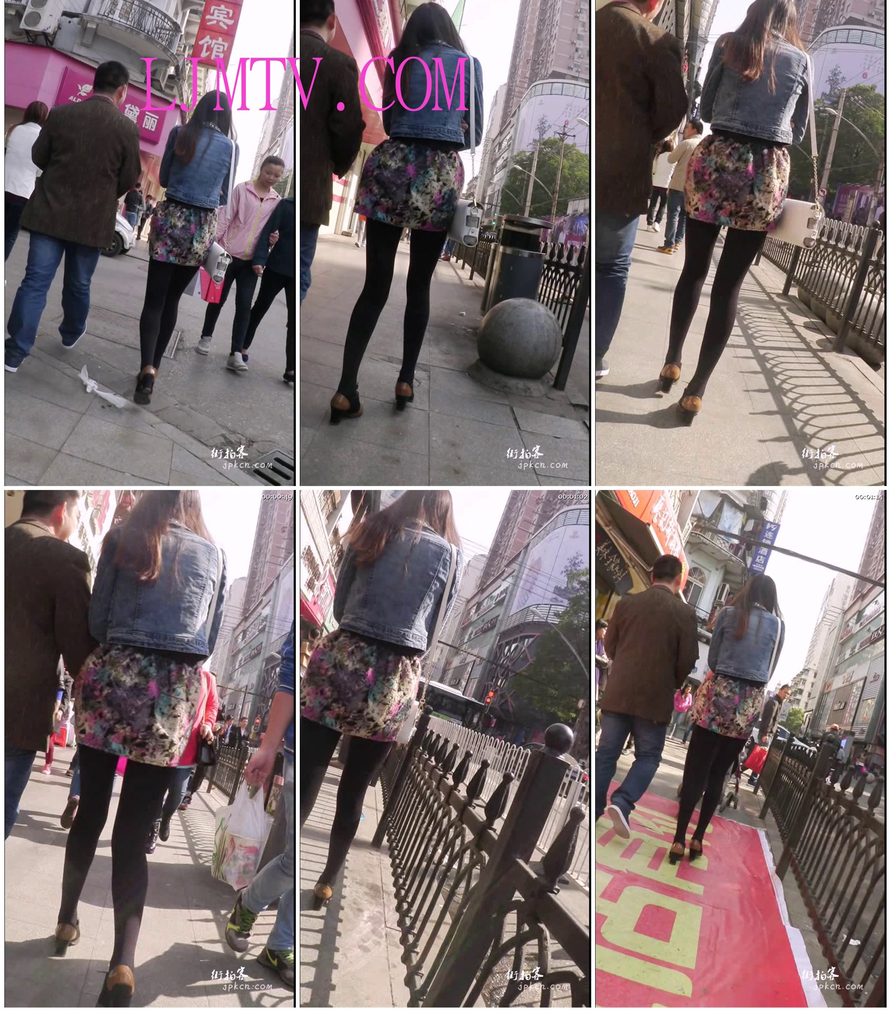 街拍客精选紧身裤热裤全集视频1001-1100-极品厚黑丝大长腿.