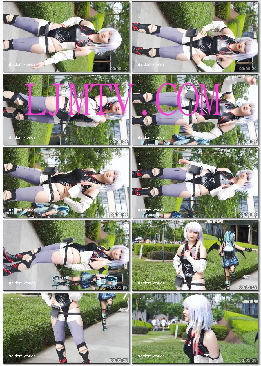 电驭叛客边缘行者露西cosplayコスプレ2024萤火虫漫展