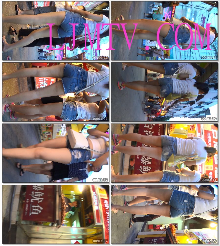 麋小鹿大师2013-2014街拍视频合集3-性感小妹牛仔三角区