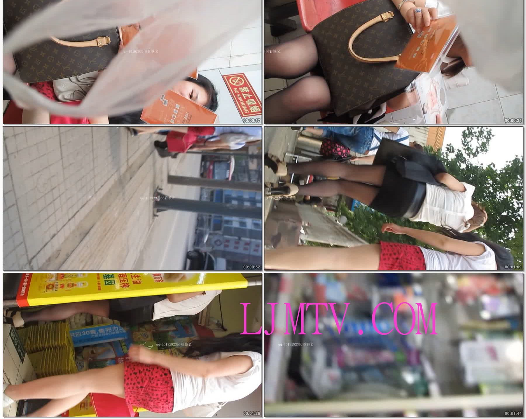 大忽悠街拍5.6更新-清纯肉丝美女碎花蕾丝短裙走路PG一扭一扭5.63 (1)合并(New1)