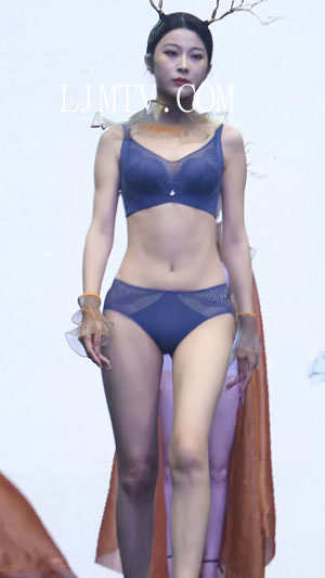 2023深圳内衣展盐步内衣秀依曼丽2美女模特时尚秀ModelShow下着モデル