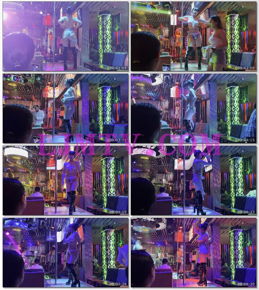 个子不高但是很有韵味的黑皮靴比基尼舞娘-4K视频