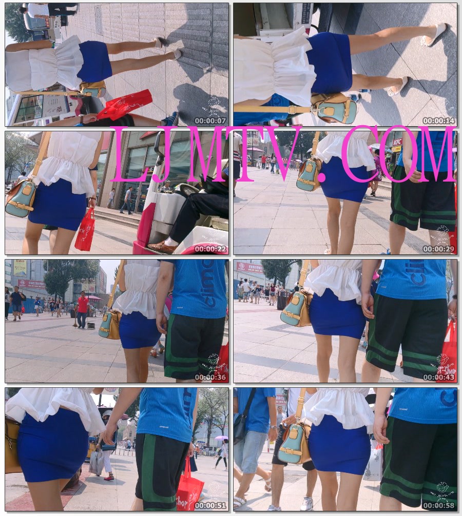 黑骑士大师街拍视频短裙系列-a00138