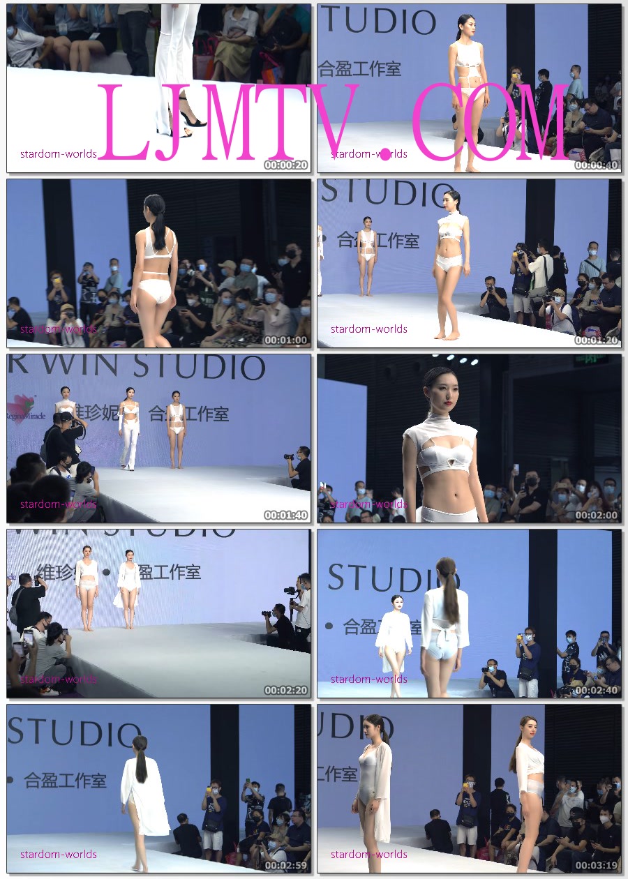 4K2022深圳内衣展维珍妮合盈工作室性感美女模特内衣秀ModelShow下着モデル
