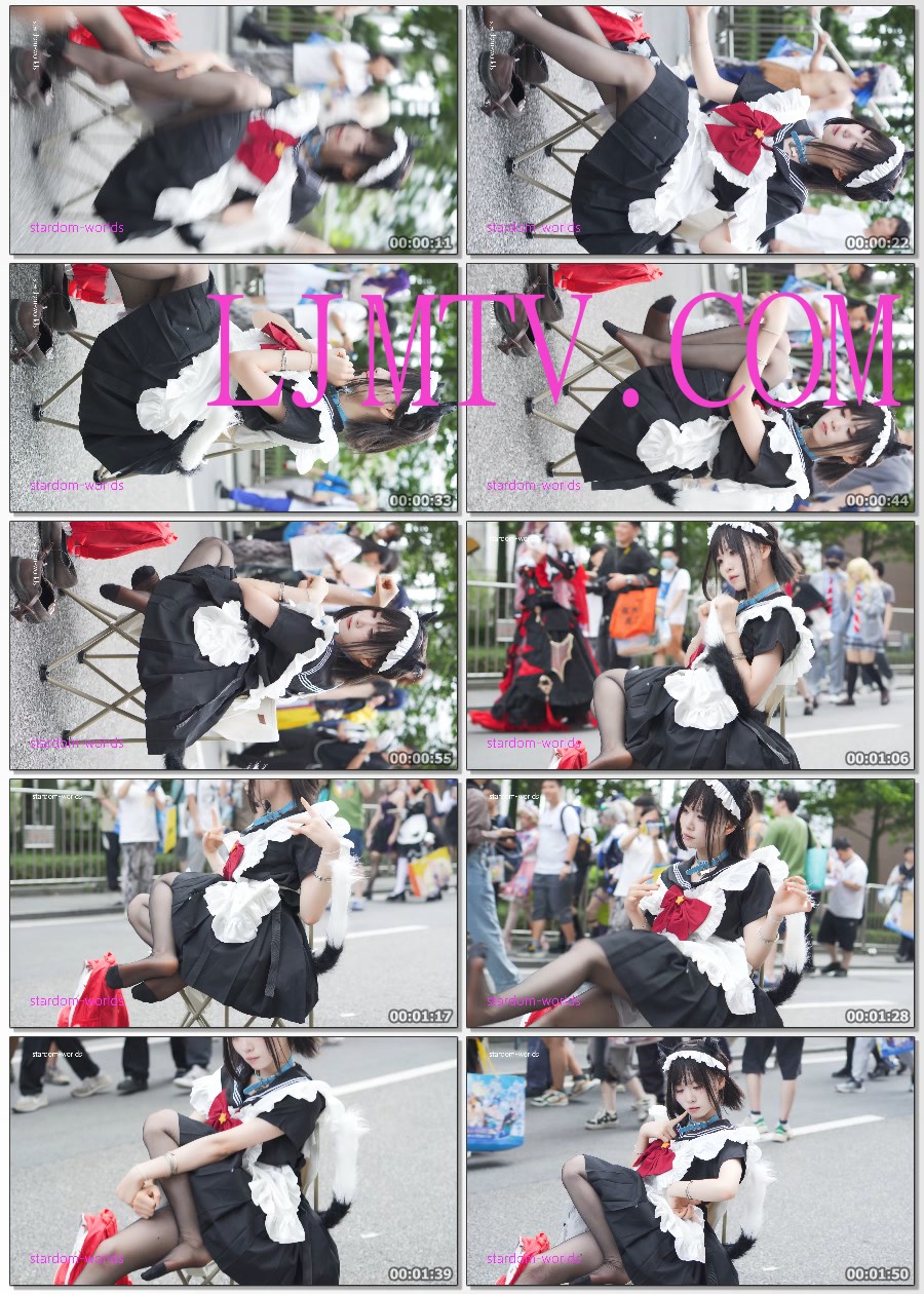 可爱猫女仆制服cosplayメイドコスプレ2024萤火虫漫展