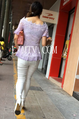 小龙大师精品街拍系列合集-细高跟白紧裤OL-01