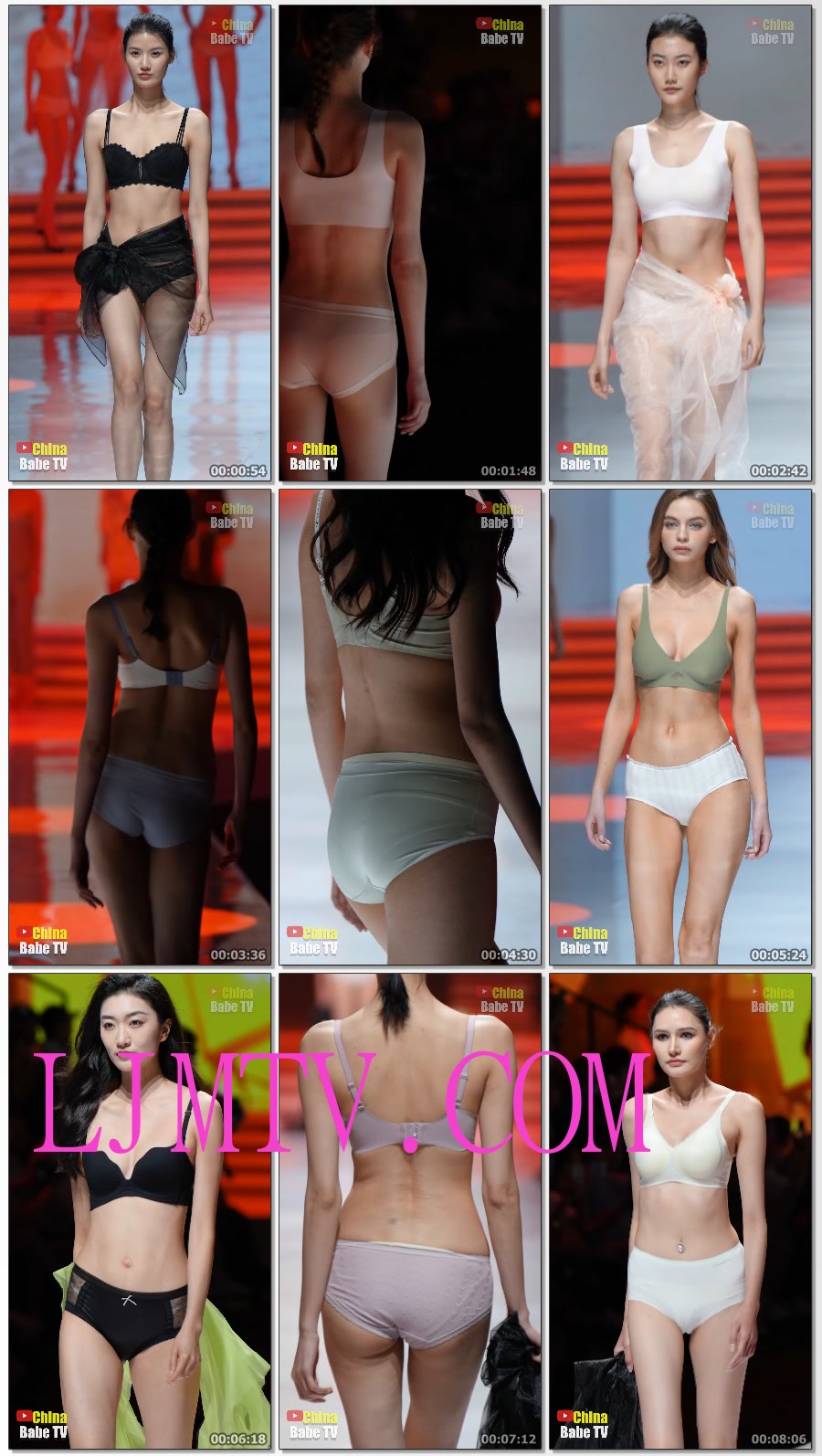 4K内衣秀纯享2024深圳SIUFDay2轻乳纤细美人品牌内衣秀