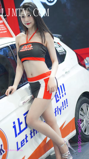 2024深圳改装车展美女车模车展模特-1AutoShowRacingModel