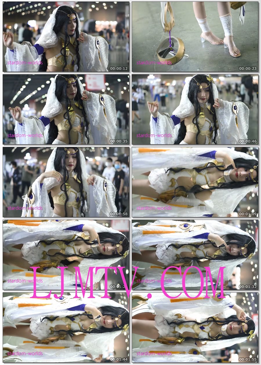 CICF2020王者荣耀貂蝉异域舞娘cosplay广州漫展现场