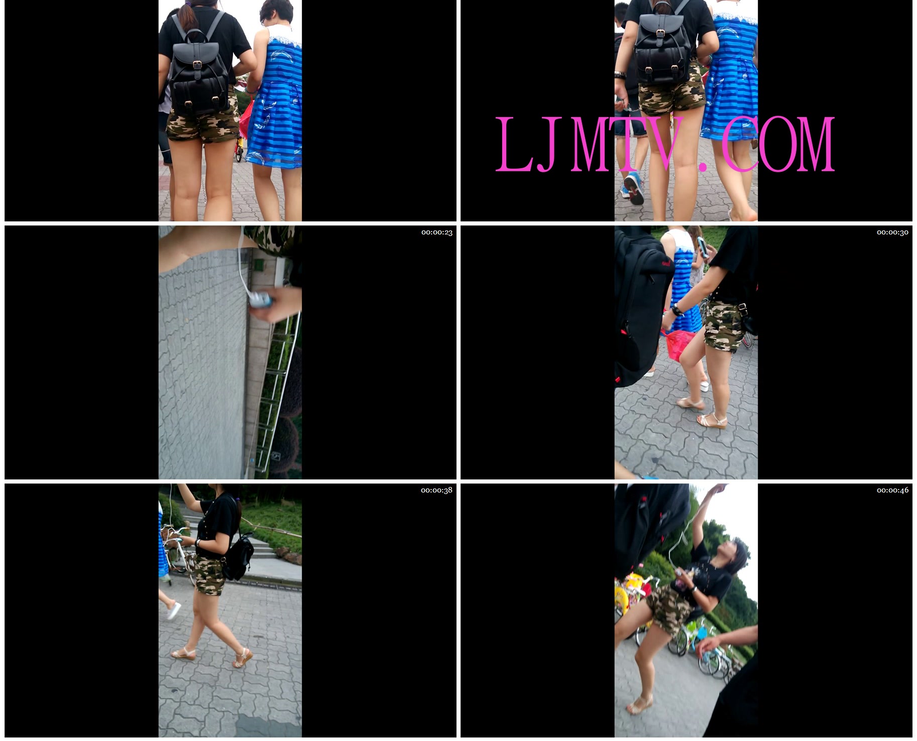 蚕豆大师超短热裤街拍视频系列-51