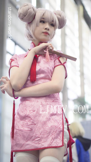 可爱萌妹小乔旗袍cosplay王者荣耀2021深圳无限幻想漫展