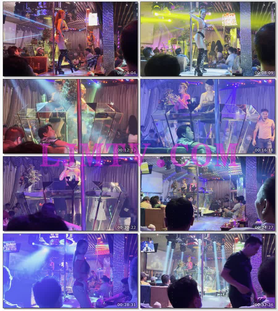 闪钻比基尼的黑色漆皮靴马尾辫舞女-4K视频