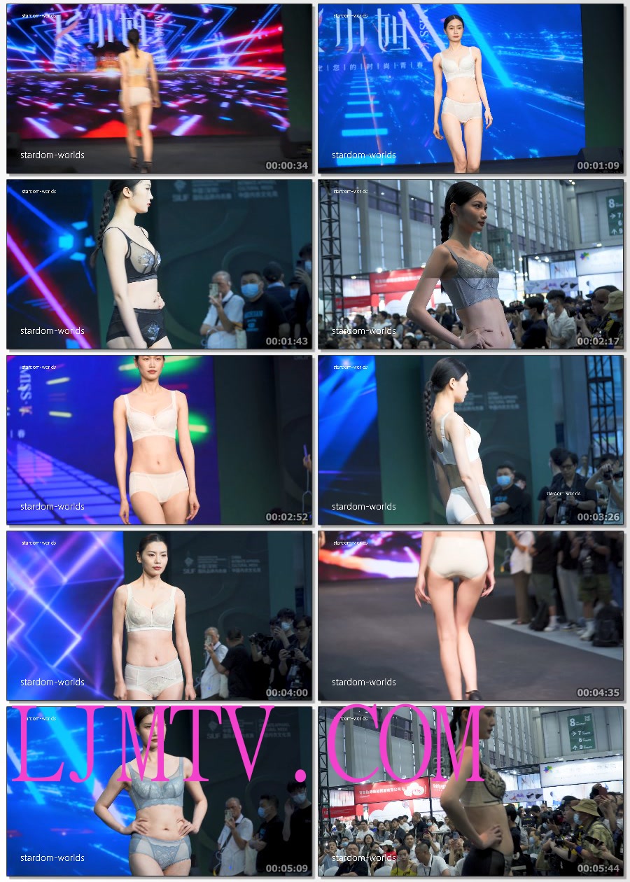 2024深圳内衣展盐步内衣秀小姐性感美女模特内衣秀下着ModelShow